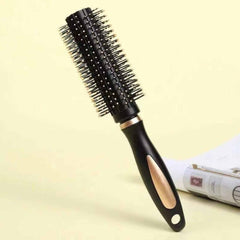 Air cushion hairbrush – round brush for straightening, curling and scalp massage